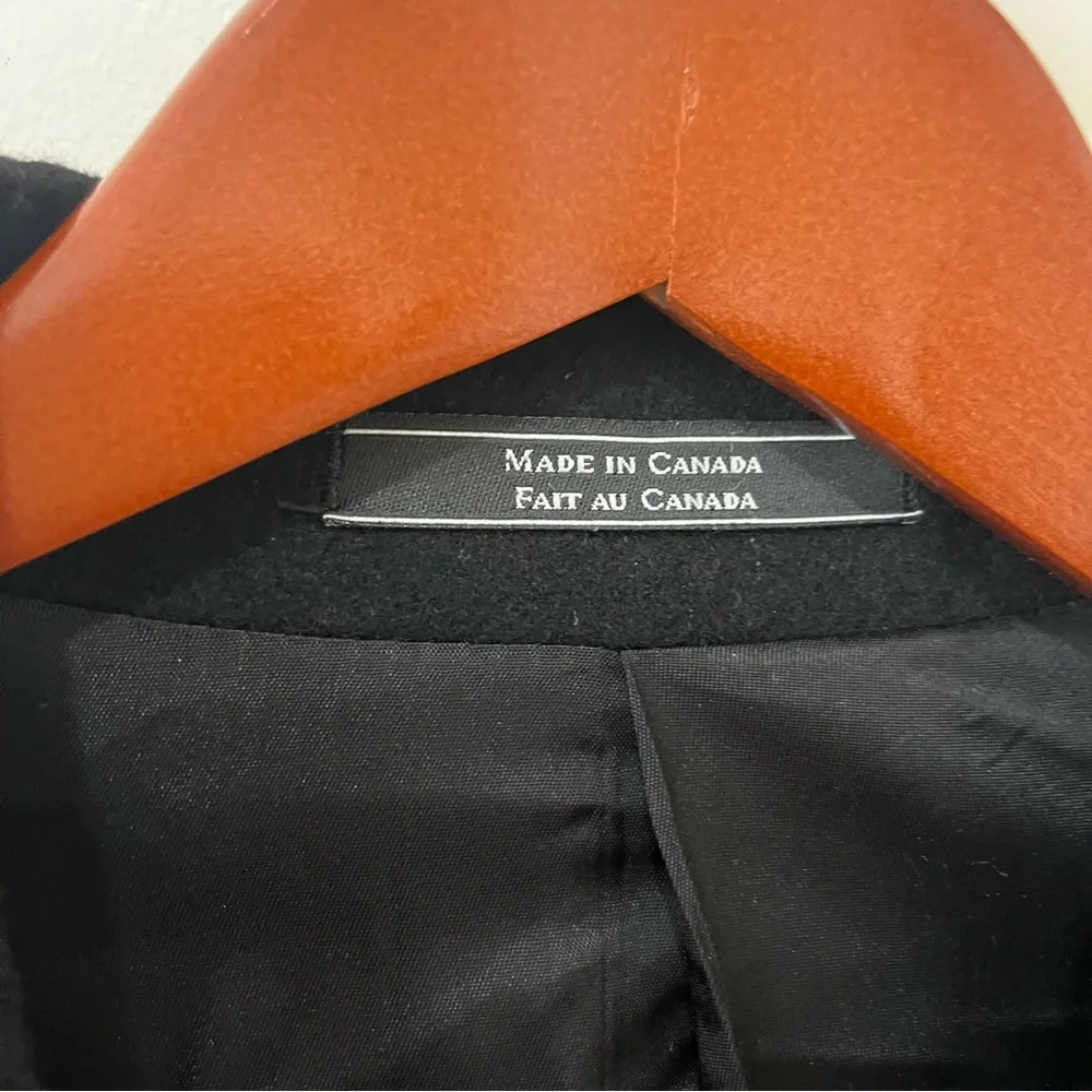 Arnold Brant Cashmere Mens Blazer Sport Coat Black Size 38 - Picture 7 of 9